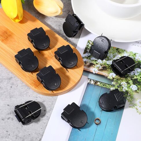 14 Pcs Cubicle Clips for Fabric Walls Plastic Stainless Steel Cubicle Wall Hooks Accessories for Work Cork Board Wall Decor Picture Note Hanging Workspace Organization in Kuwait