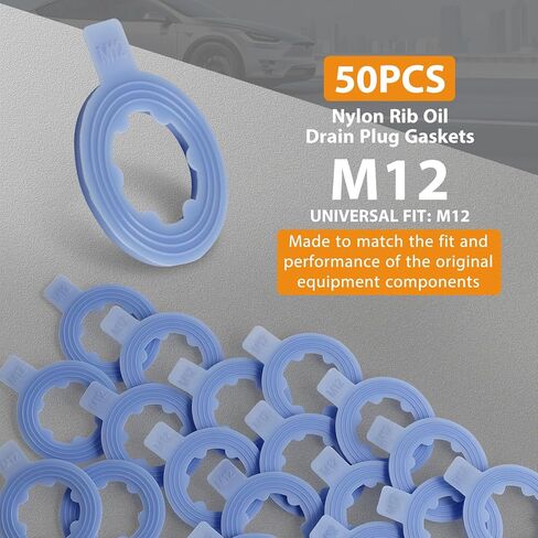 50 قطعة من حشية سدادة التصريف المطاطية، تناسب M14 استبدال 097-146، F75Z-6734-AA (19.3 × 14 مم) in Kuwait