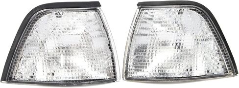2X Turn Signal Indicator Corner Lights Lamps for BMW 3 Series E36 M3 Z3 Coupe Roadster 316i 318i 320i 325i 1991-2000 (4DR White) in Saudi Arabia
