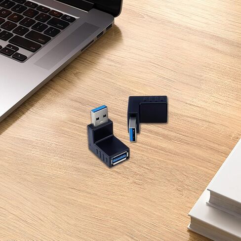 Antrader USB 3.0 كابلات تمديد لأعلى ولأسفل بزاوية قائمة، ذكر إلى أنثى 4 قطع in Saudi Arabia