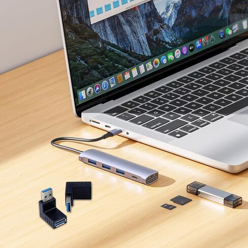 Antrader USB 3.0 كابلات تمديد لأعلى ولأسفل بزاوية قائمة، ذكر إلى أنثى 4 قطع in Saudi Arabia