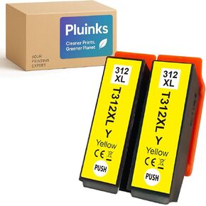 Remanufactured Epson 312XL Ink Cartridges Work with Epson Expression Photo XP-15000 Printer (2 Yellow) in Saudi Arabia