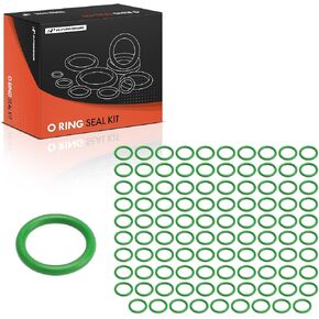 A-Premium Universal AC System Repair Kit, Exact ID (15.08±0.23mm) Exact CS (2.62±0.08mm), HNBR, 100Pcs in Saudi Arabia