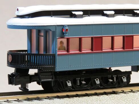 American Flyer Christmas Observation CAR w/Snow ON The ROOF S Gauge in Saudi Arabia