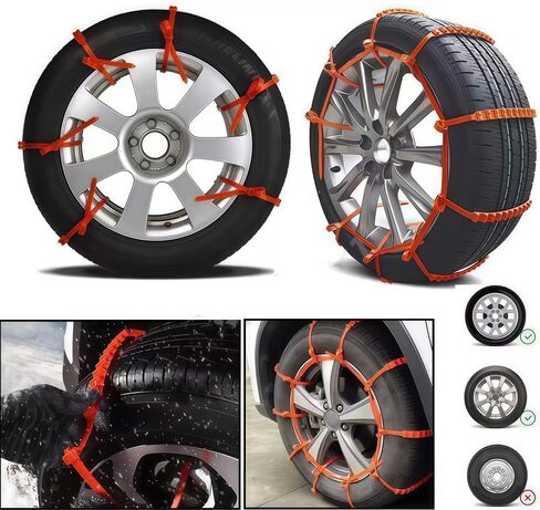 سلاسل إطارات السيارات الثلجية لسوزوكي GSX R 600 1992-2025، أشرطة طوارئ الإطارات المحمولة غير القابلة للانزلاق، سلاسل إطارات مضادة للانزلاق قابلة للتعديل، سلاسل مضادة للثلج قابلة لإعادة الاستخدام، السيارات، ثلاثون سلسلة in Kuwait