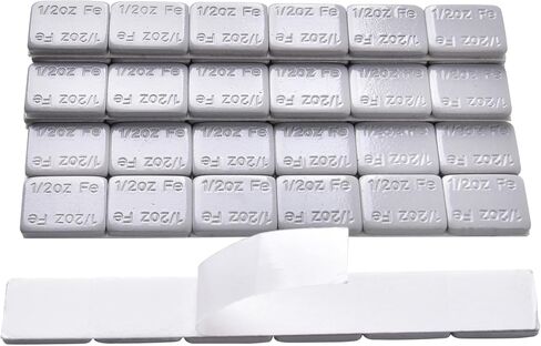 A A IN 1/4oz, 0.25oz, Grey, 2304pcs Adhesive Stick on Wheel Weights, Low Profile, EasyPeel Type, 144oz/Box, Valued Pack, Automobiles, Trucks, SUVs, Motorcycles Tire Balance Weights, US Quality in Saudi Arabia