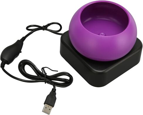 plplaaoo Electric Bead Spinner Bowl Adjustable Speed CW CCW Rotation USB Powered Electric Bead Maker for Bracelet Necklace Jewelry Making DIY Craft Kit Plastic 11cm x 11cm x 9cm in Saudi Arabia