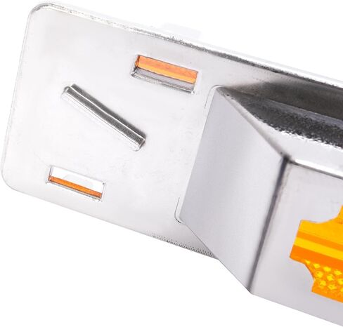 HECASA Pair Front Side Marker Light Compatible with 1982-1992 Chevy Chevrolet Camaro Pontiac Firebird Replacement for GM2550118 GM2551110 Marker Lamp Driver&Passenger Side - Yellow Lens in Saudi Arabia