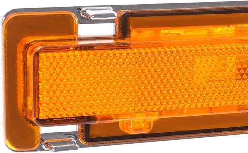 HECASA Pair Front Side Marker Light Compatible with 1982-1992 Chevy Chevrolet Camaro Pontiac Firebird Replacement for GM2550118 GM2551110 Marker Lamp Driver&Passenger Side - Yellow Lens in Saudi Arabia