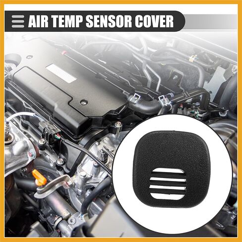 غطاء مستشعر درجة حرارة الهواء، لوحة تنفيس مركز الشبكة، لسيارة شيفروليه كورفيت 5.7 لتر 1997-2004، بلاستيك، 10268306، استبدال أسود in Kuwait