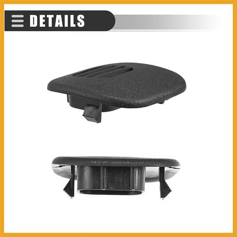 غطاء مستشعر درجة حرارة الهواء، لوحة تنفيس مركز الشبكة، لسيارة شيفروليه كورفيت 5.7 لتر 1997-2004، بلاستيك، 10268306، استبدال أسود in Kuwait