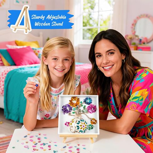 Joyclub DIY Vase Mosaic Painting Kit Mosaic Kits for Adults and Kids with Vase Flower Creativity Handmade Arts and Crafts Mosaic Making Projects Supplies Christmas Gifts Home Room Decor in Saudi Arabia