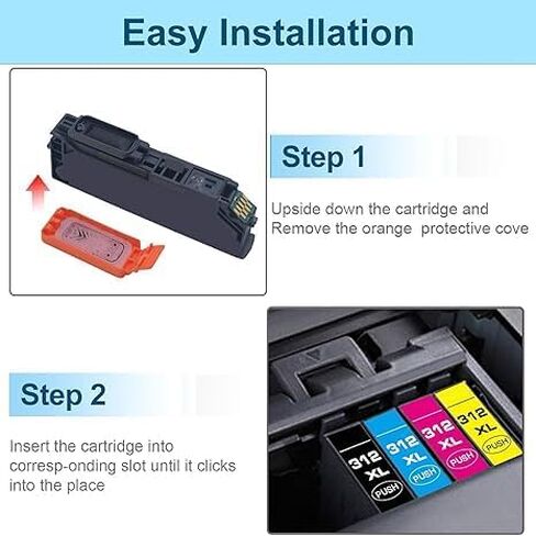 Remanufactured Epson 312XL Ink Cartridges Work with Epson Expression Photo XP-15000 Printer (2 Yellow) in Saudi Arabia