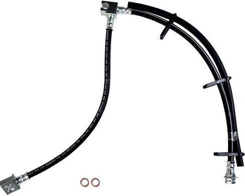 Rear Brake Hose, 2PC Brake Line Hose Replacement Brake Hydraulic Hose for E-150 2007-2007 for E-250 2003-2007 for E-250 Econoline 2000-2002 for E-350 Club Wagon 2003-2005 in Saudi Arabia