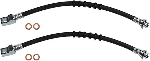 Front Right and Left Brake Hydraulic Hose - 2Pcs Brake Hose Replacement Brake Lines Hose Set ZGYWAutoParts for Ford Thunderbird 6.4L 1965 1966, for Ford Thunderbird 7.0L 1965 1966 in Saudi Arabia
