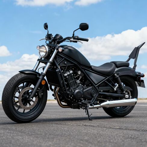 شريط سيسي للركاب الخلفي مقاس 16 بوصة لسيارة Honda Rebel 1100 CMX100 2017-2024 2025 مسند ظهر للركاب الخلفي قابل للفصل، أسود لامع in Kuwait