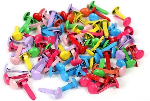 100PCS Gold Mini Brads – Brass Paper Fasteners for All Your Crafting Needs in Saudi Arabia