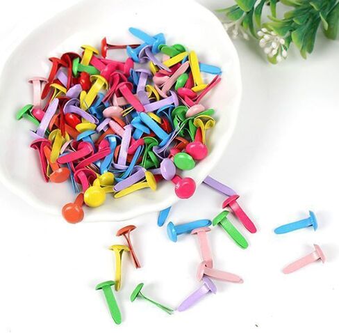 100PCS Gold Mini Brads – Brass Paper Fasteners for All Your Crafting Needs in Saudi Arabia
