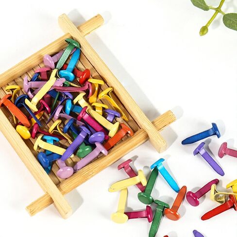 100PCS Gold Mini Brads – Brass Paper Fasteners for All Your Crafting Needs in Saudi Arabia
