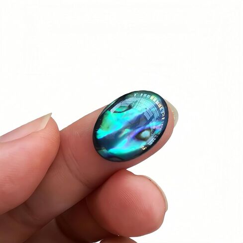 7 قطعة فلوريت البيضاوي كبوشن مسطح كريستال حجر الأحجار الكريمة الخرز لصنع المجوهرات لتقوم بها بنفسك ، 18x13 مللي متر in Kuwait