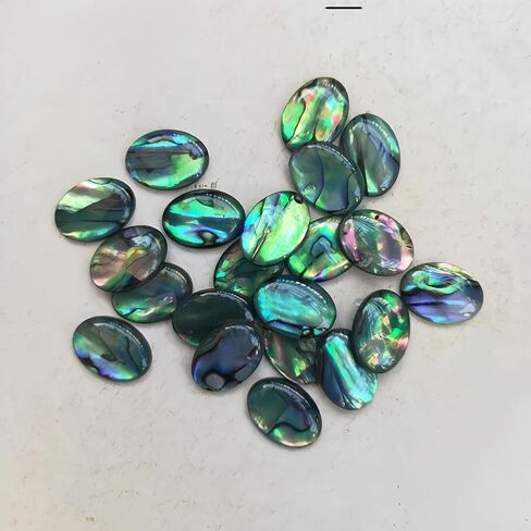 7 قطعة فلوريت البيضاوي كبوشن مسطح كريستال حجر الأحجار الكريمة الخرز لصنع المجوهرات لتقوم بها بنفسك ، 18x13 مللي متر in Kuwait