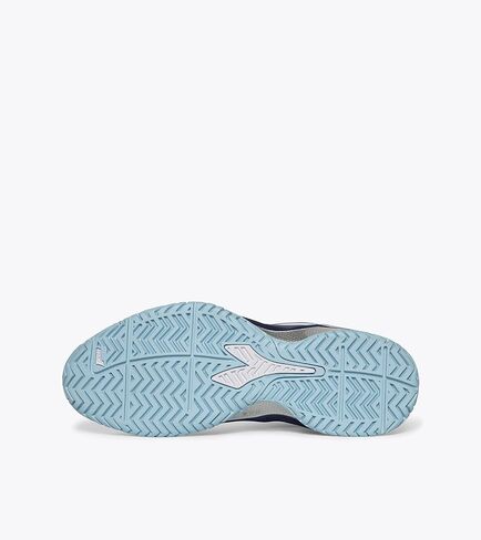 Diadora Women's Blushield Torneo 2 Clay Tennis Shoes White and Blueprint in Kuwait