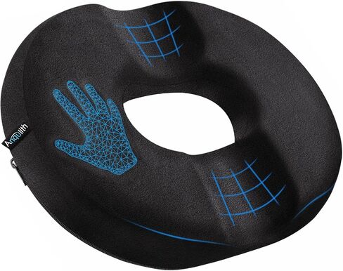 Donut Pillow, Donut Cushion for Tailbone Pain Relief and Hemorrhoids, Donut Seat Cushion for Coccyx, Sciatica, Surgery and Postpartum, Hemorrhoid Pillow for Long Sitting Office Workers, Car Drivers in Saudi Arabia