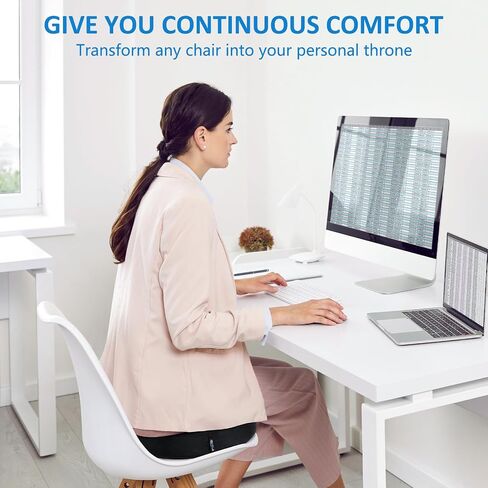 Donut Pillow, Donut Cushion for Tailbone Pain Relief and Hemorrhoids, Donut Seat Cushion for Coccyx, Sciatica, Surgery and Postpartum, Hemorrhoid Pillow for Long Sitting Office Workers, Car Drivers in Saudi Arabia
