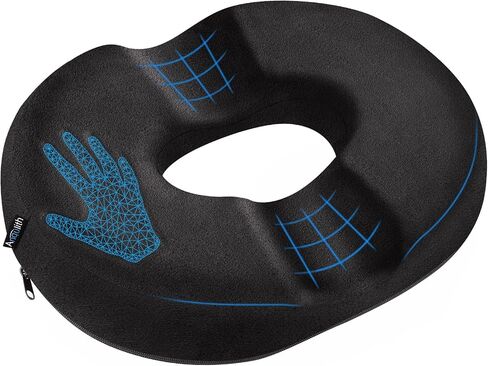 Donut Pillow, Donut Cushion for Tailbone Pain Relief and Hemorrhoids, Donut Seat Cushion for Coccyx, Sciatica, Surgery and Postpartum, Hemorrhoid Pillow for Long Sitting Office Workers, Car Drivers in Saudi Arabia