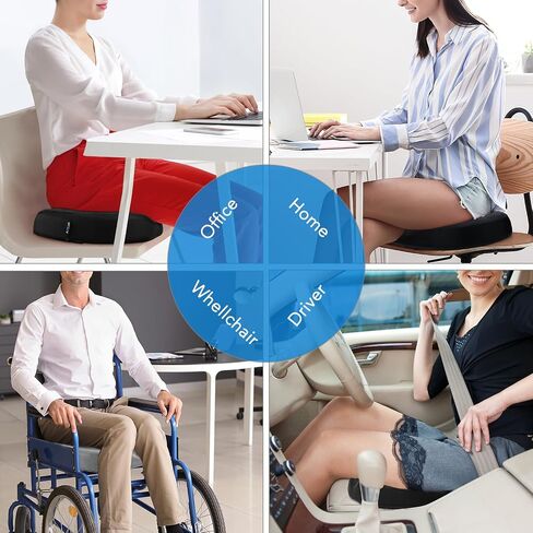 Donut Pillow, Donut Cushion for Tailbone Pain Relief and Hemorrhoids, Donut Seat Cushion for Coccyx, Sciatica, Surgery and Postpartum, Hemorrhoid Pillow for Long Sitting Office Workers, Car Drivers in Saudi Arabia