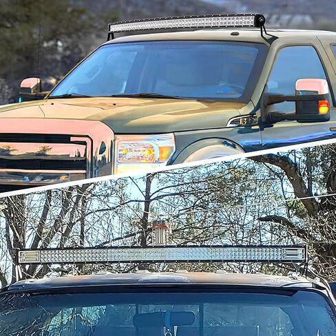 Nilight 52 بوصة LED ضوء بار قوس تصاعد الزجاج الأمامي العلوي سقف الكابينة بين قوسين متوافق مع Ford F250 F350 4WD 2WD 1999-2015 in Saudi Arabia