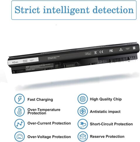 40Wh M5Y1K 14.8V بطارية لديل انسبايرون 15 5000 3000 سلسلة 5566 5558 5559 5552 3551 3552 3558 17 5755 5756 5758 5759 14 3451 3452 3458 3467 5458 VN 3N0 MSY1K HD4J0 P63F P51F P47F P65G P52F 453-BBBR in Kuwait