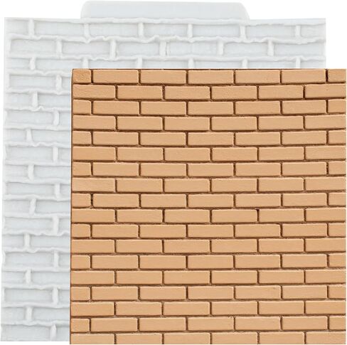 الطوب جدار قالب من السيليكون جدار النباح الملمس بوليمر كلاي قوالب DIY بها بنفسك الحرف الهواء الجاف الجص بوليمر كلاي راتنجات الايبوكسي صب صنع المجوهرات in Kuwait