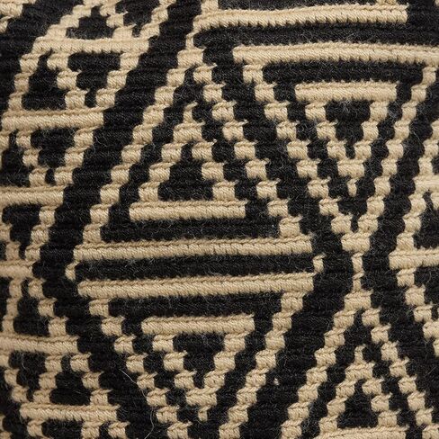 حقيبة Wayuu Mochila متوسطة محايدة للنساء أصلية بولسا تيجيدا كولومبيانا هدية بنمط كروشيه أصلي من كولومبيا in Saudi Arabia