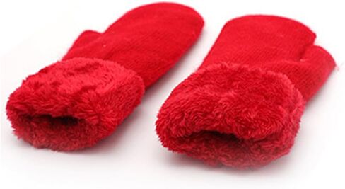 قفازات Eohak الشتوية الدافئة للنساء - قفازات متماسكة من الصوف الناعم السميك وبطانة من الصوف in Kuwait