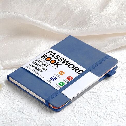 Small Address Book with Alphabetical Tabs – Pocket Address Book 3x5 for Contacts, Phone Numbers, Passwords, Refillable Telephone Book for Purse or Desk (Blue) (Bule) in Saudi Arabia