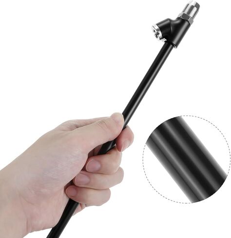 QWORK Air Chuck, 1/4" FNPT 12" Extended Reach Dual Head Air Chuck, 2-Way Connect Straight Tire Air Chuck in Saudi Arabia