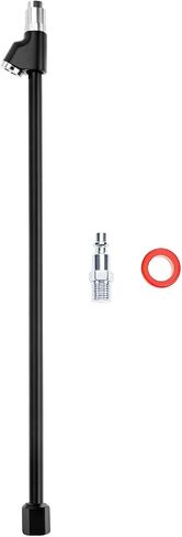 QWORK Air Chuck, 1/4" FNPT 12" Extended Reach Dual Head Air Chuck, 2-Way Connect Straight Tire Air Chuck in Saudi Arabia