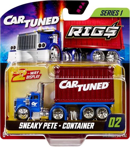 CarTuned™ Rig$ Container Case- Sneaky Pete, Blue and Red DieCast Truck, Style 3 in Saudi Arabia