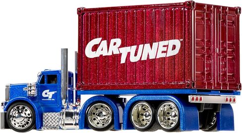 CarTuned™ Rig$ Container Case- Sneaky Pete, Blue and Red DieCast Truck, Style 3 in Saudi Arabia