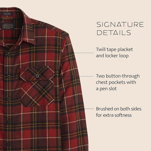 قميص PENDLETON رجالي من Burnside Flannel in Saudi Arabia