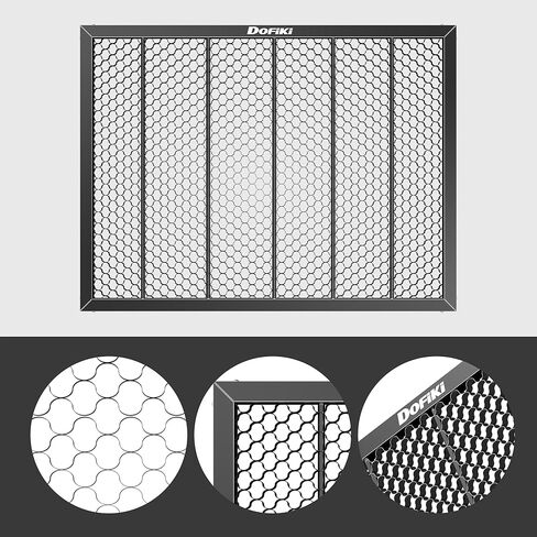 سرير ليزر Dofiki على شكل قرص العسل مقاس 460 × 346 مم لـ Falcon A1، يأتي مع لوحة سفلية من الألومنيوم، ولوحة على شكل قرص العسل للقطع بالليزر in Kuwait
