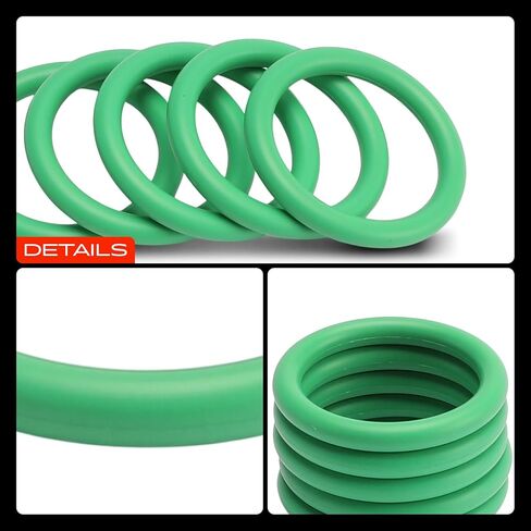A-Premium Universal AC System Repair Kit, Exact ID (15.88±0.23mm) Exact CS (2.62±0.08mm), HNBR, 100Pcs in Saudi Arabia