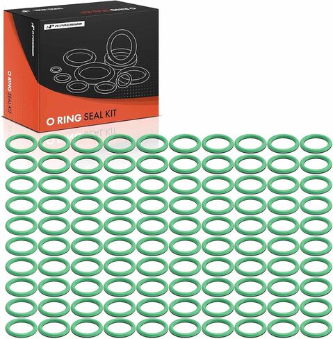 A-Premium Universal AC System Repair Kit, Exact ID (15.88±0.23mm) Exact CS (2.62±0.08mm), HNBR, 100Pcs in Saudi Arabia