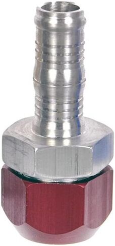 KarParts360 Line Splice | Aluminum | Straight Angle | Hose Barb End 2 | Compression End 1 | 0.62 Inches Fitting Size End 1 in Saudi Arabia