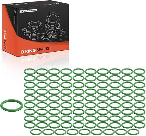 A-Premium Universal AC System Repair Kit, Exact ID (13.87±0.17mm) Exact CS (1.78±0.08mm), HNBR, 100Pcs in Saudi Arabia