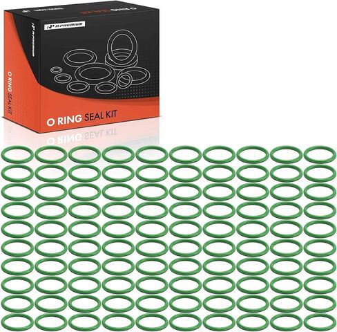 A-Premium Universal AC System Repair Kit, Exact ID (13.87±0.17mm) Exact CS (1.78±0.08mm), HNBR, 100Pcs in Saudi Arabia