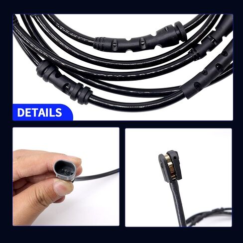 HiSport Front and Rear Disc Brake Pad Wear Sensor Kit - Compatible with BMW F25 X3 2011-2017 F26 X4 2015-2018 Replace 34356790303 34356790304-2Pcs in Saudi Arabia