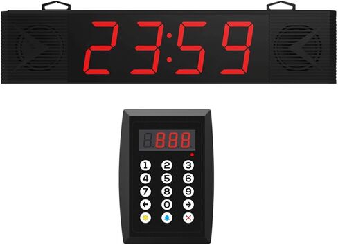 نظام الاتصال اللاسلكي مع شاشة البث الصوتي، نظام أرقام انتظار لوحة المفاتيح للتحكم عن بعد للمطاعم والمقهى والمستشفيات والبنك والمنزل والبار (قم بالتوصيل للاستخدام) in Kuwait