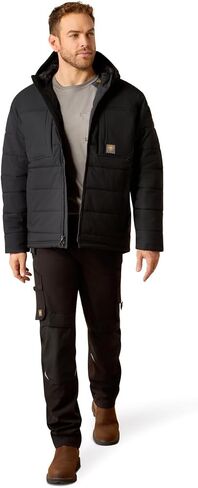ARIAT Men's Rebar Valiant Stretch Canvas Water Resistant Insulated Jacket in Saudi Arabia